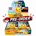 Pokémon 30th CELEBRATION M6a 30º Aniversario Booster Box Japonesa (20 Sobres) Original Sellada con Shrink