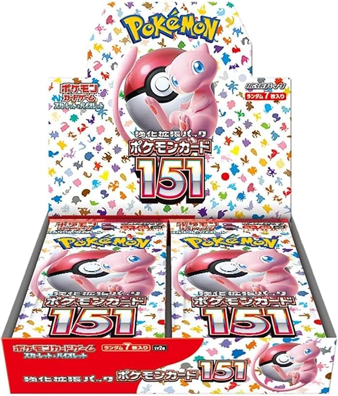 Pokémon Card 151 SV2a Booster Box Japonesa (20 Sobres)